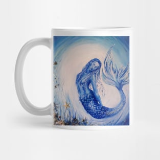 Mermaid at Blue moon Mug